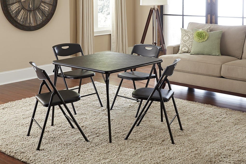 5-Piece Folding Table and Chair Set Welcome Home Gifts for Him