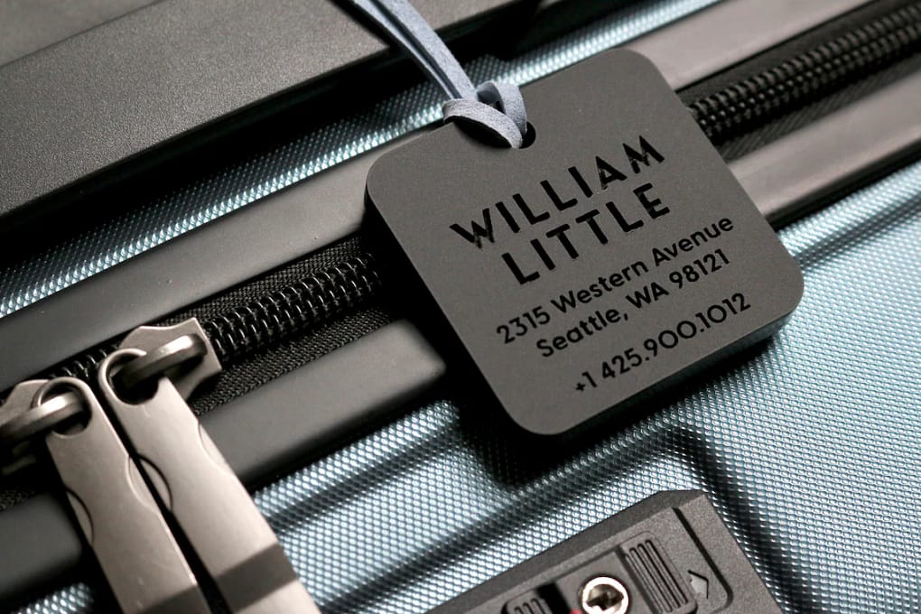 Personalized Luggage Tags Stocking Gifts for Him