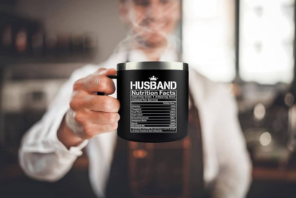 Funny Husband Mug 8 Year Anniversary Gift for Husband