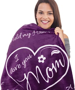 I Love You Mom Blanket
