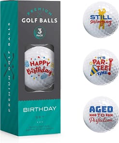happy birthday golf balls