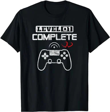 Level 1 Complete T-Shirt Best 1 Year Anniversary Gifts for Him