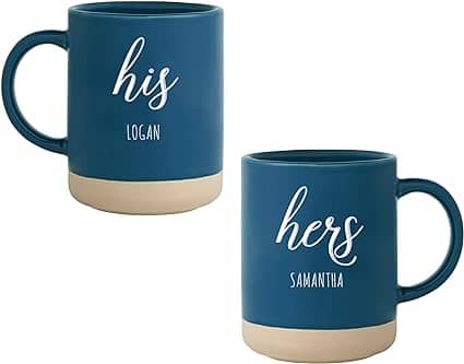 Personalized Ceramic Mugs Good Gifts for Couples