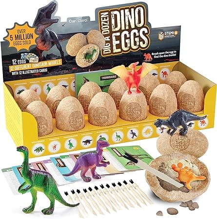 Dig a Dozen Dino Eggs Kit Science Gifts for Kids