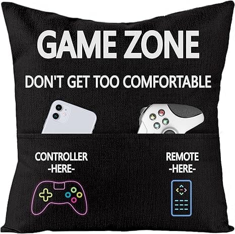 H1vojoxo Video Game Pillow Cover Best 1 Year Anniversary Gifts for Him