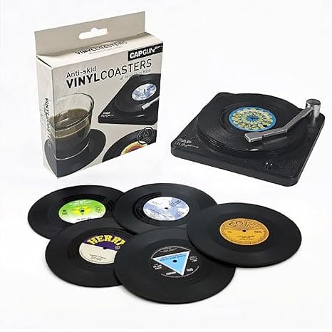 Funny Retro Vinyl Record Coasters Funny Gifts for Family