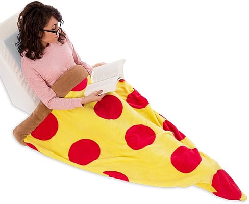 Novelty Wearable Pizza Blanket