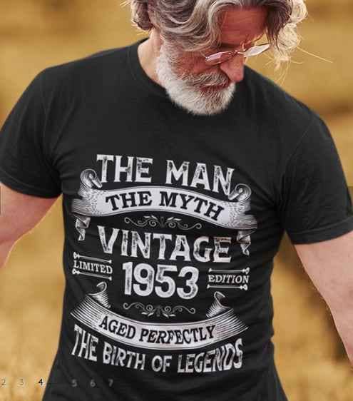 Personalized T-shirt Funny Gifts for 70th Birthday Man