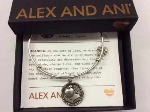 Alex and Ani Teacher bracelet