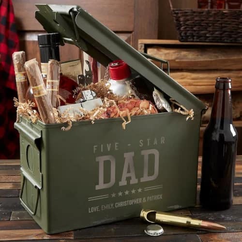 Dad Personalized Ammo Box Gift Sets for Dad