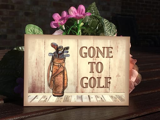 Golf Plaque