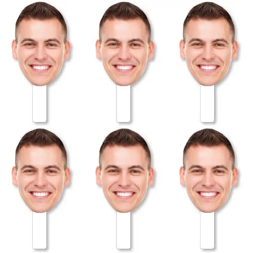 Face Cut-Out Paddles