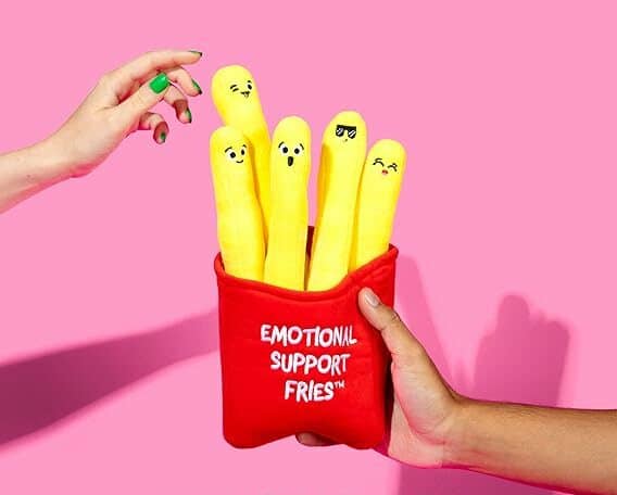 Emotional Support Fries Funny Gift Ideas for Woman