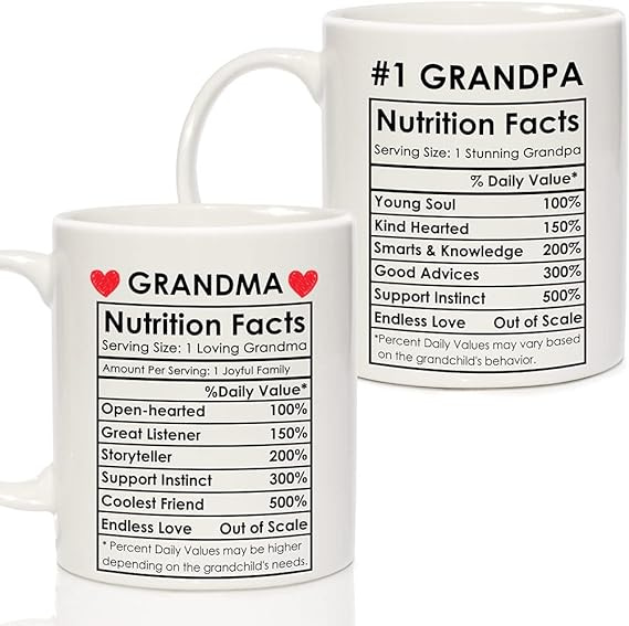 Funny Grandma & Grandpa Mug