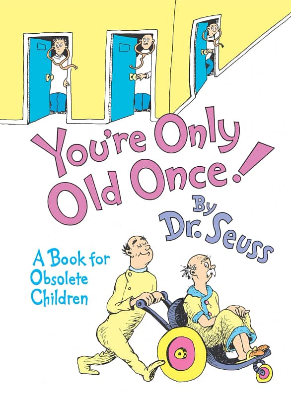 You're Only Old Once Book Funny Retirement Gifts