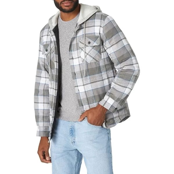 Men's Lined Flannel Shirt Jacket Cool Gifts for Young Men