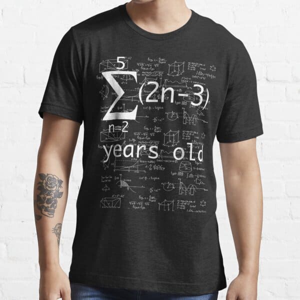 Funny Math Geek 21st Birthday Shirt