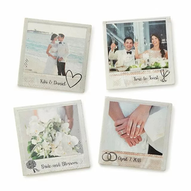 Forever Together Photo Coasters Marriage Gifts for Friends
