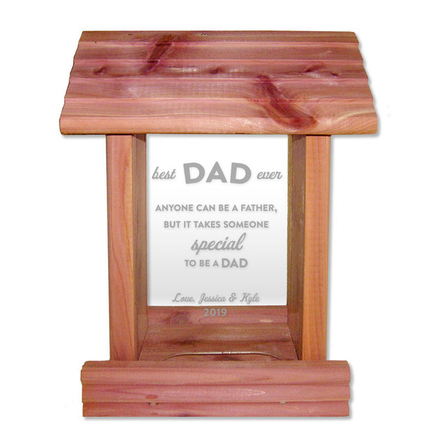 Personalized Bird Feeder for Dad
