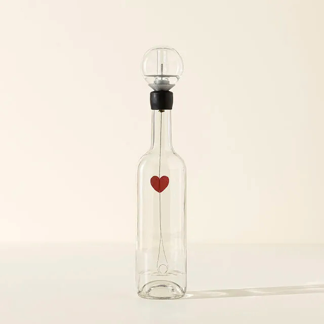 Beating Heart in a Bottle Romantic Anniversary Gifts for Him