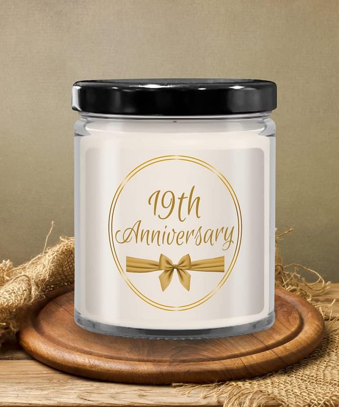 19th Anniversary Candle