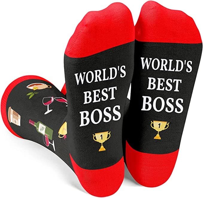 World's Best Boss Funny Socks