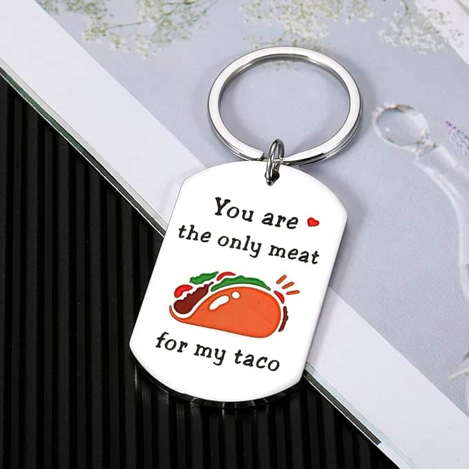 Funny keychain Gift for Fiance Male