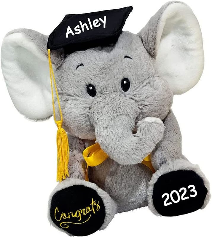 Personalized Graduation Elephant for Graduation Funny Graduation Gifts