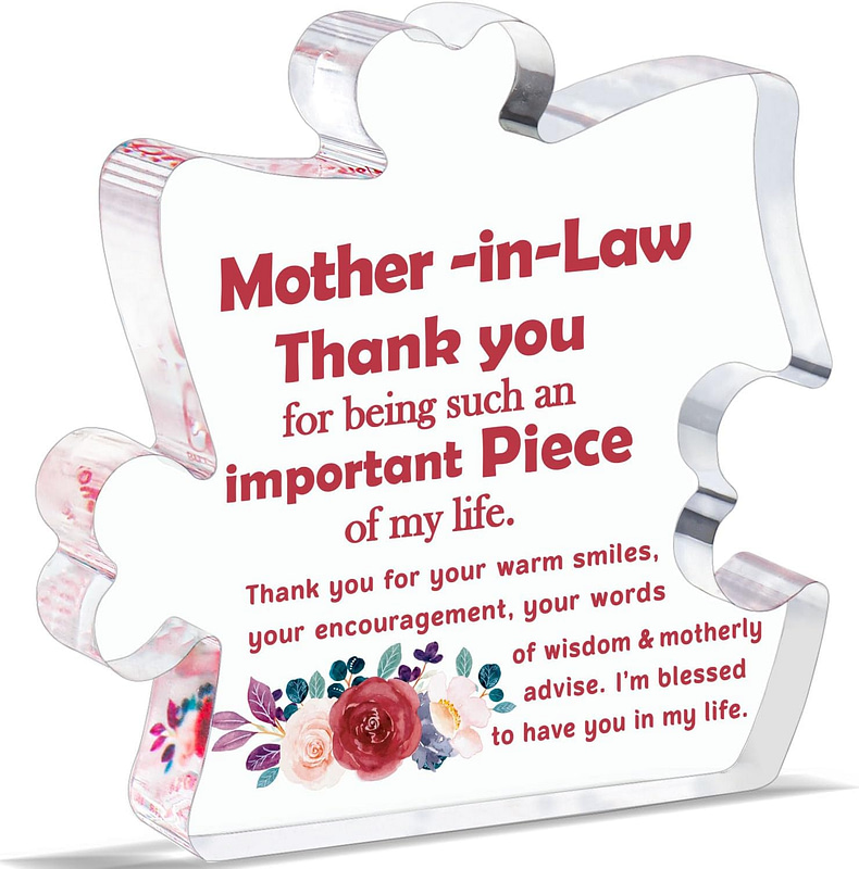 Mother In Law Acrylic Decoration Plaque