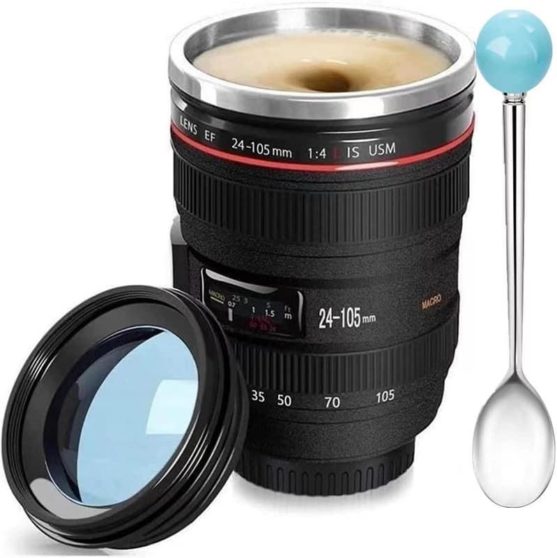Camera Lens Coffee Mug Funny Gift Ideas for Photographers