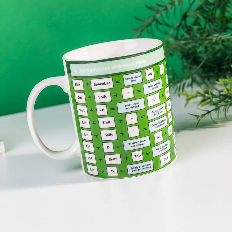 Excel Shortcut Mug Funny Boss Gifts