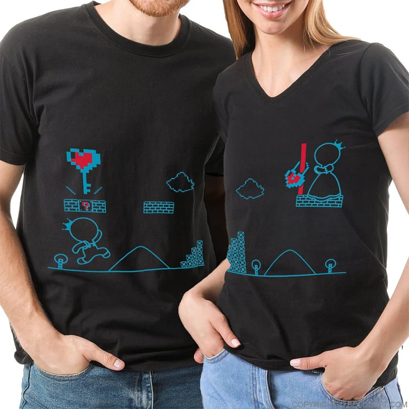 His and Hers Gamer Shirts