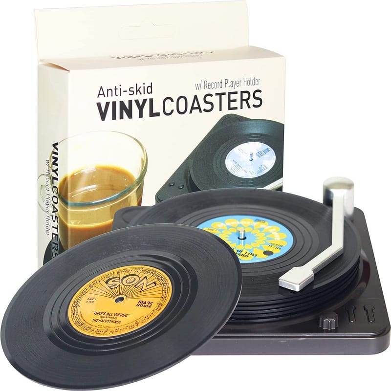 Vinyl Record Coasters Funny Housewarming Gifts