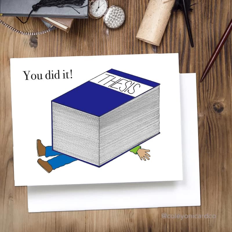 You Did It! Graduation Card Funny Graduation Gifts