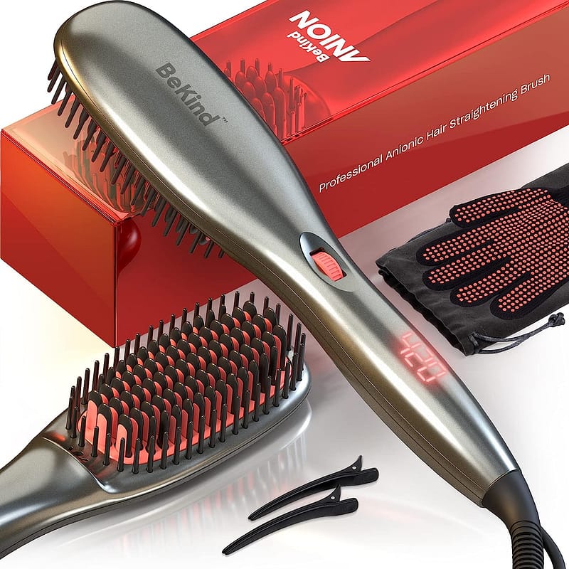 30-in-1 Hair Straightener Brush