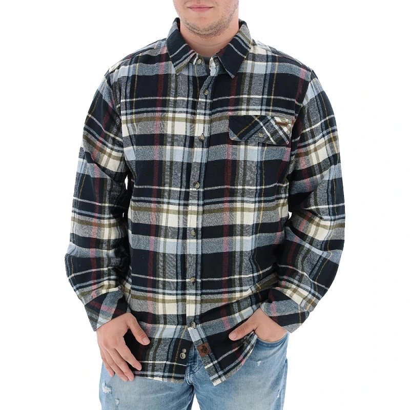 Men's Buck Camp Flannel Plaid Shirt Unique Gifts for Brother