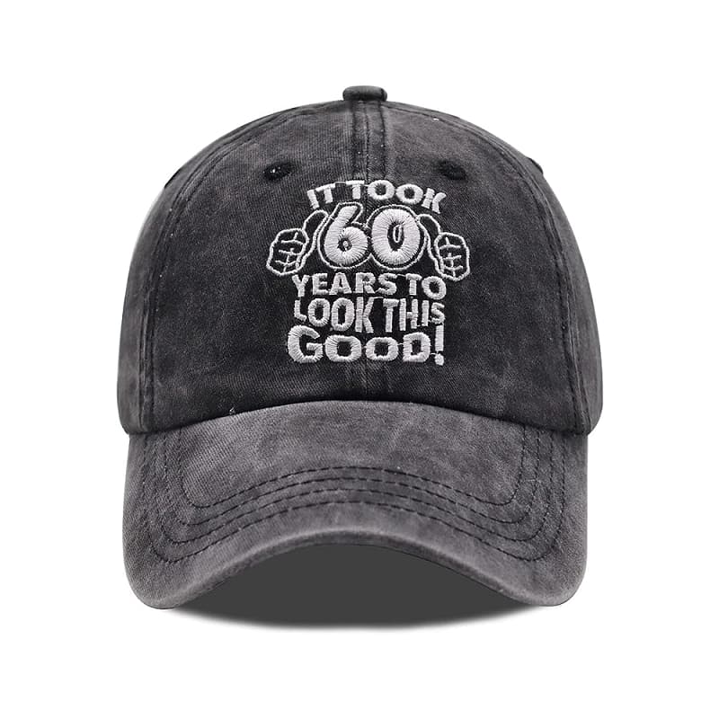 Funny Embroidered Hat Unique 60th Birthday Gifts for Him