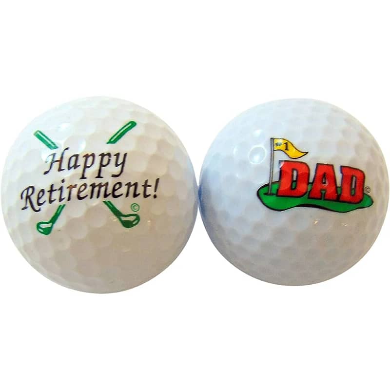 Happy Retirement Dad Golf Ball