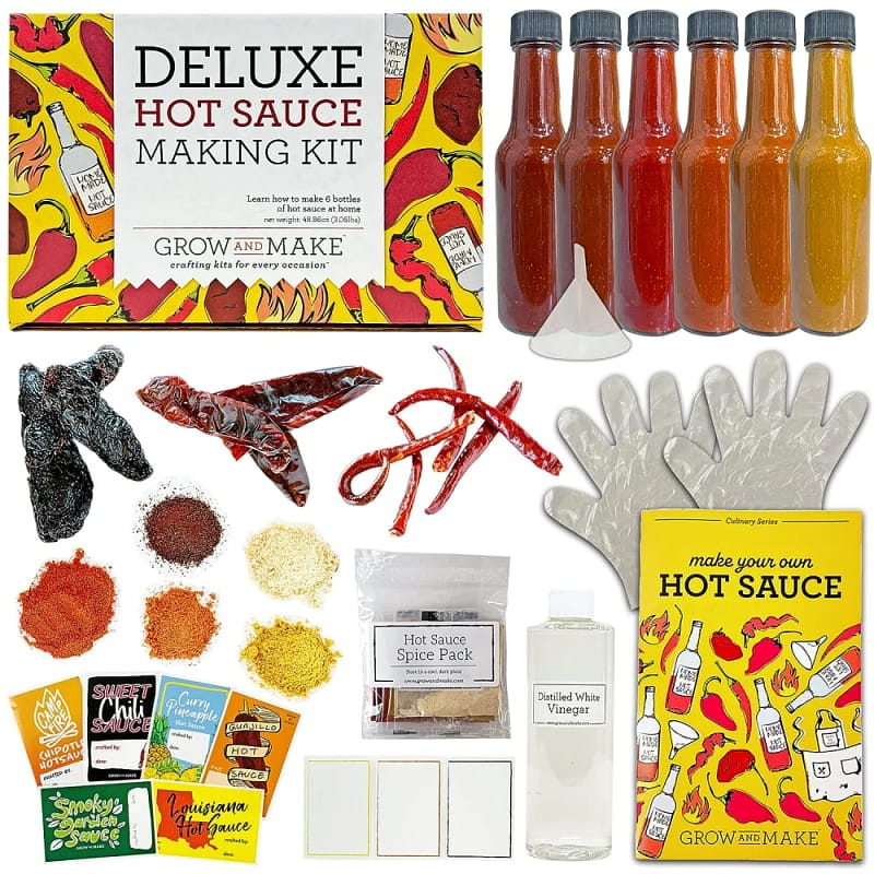 Make Your Own Hot Sauce Kit Best Gift Sets for Him