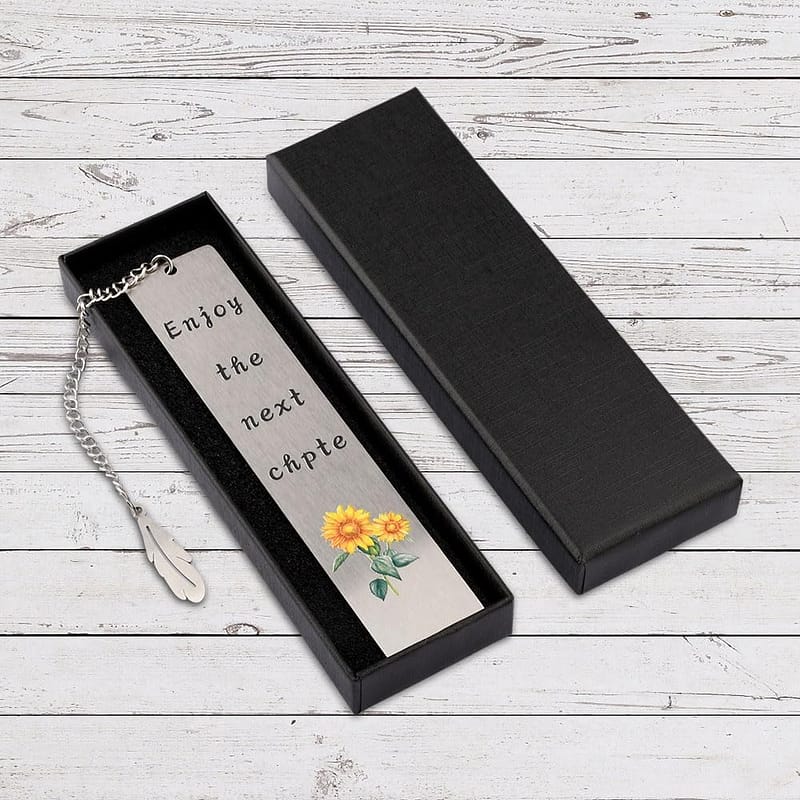 Stainless Steel Color Bookmark Retirement Gift for Father