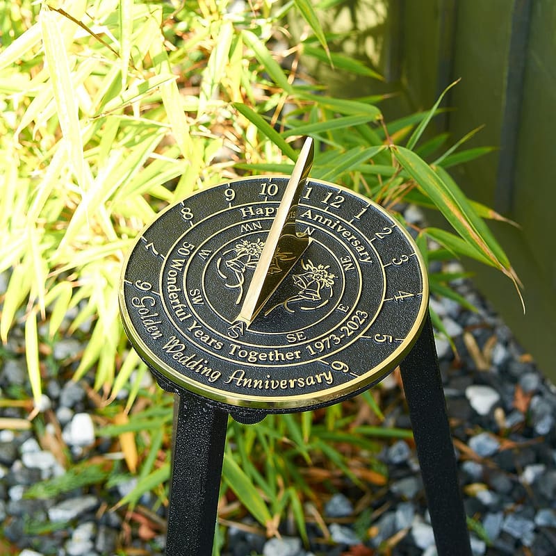 Sundial For 50th Anniversary