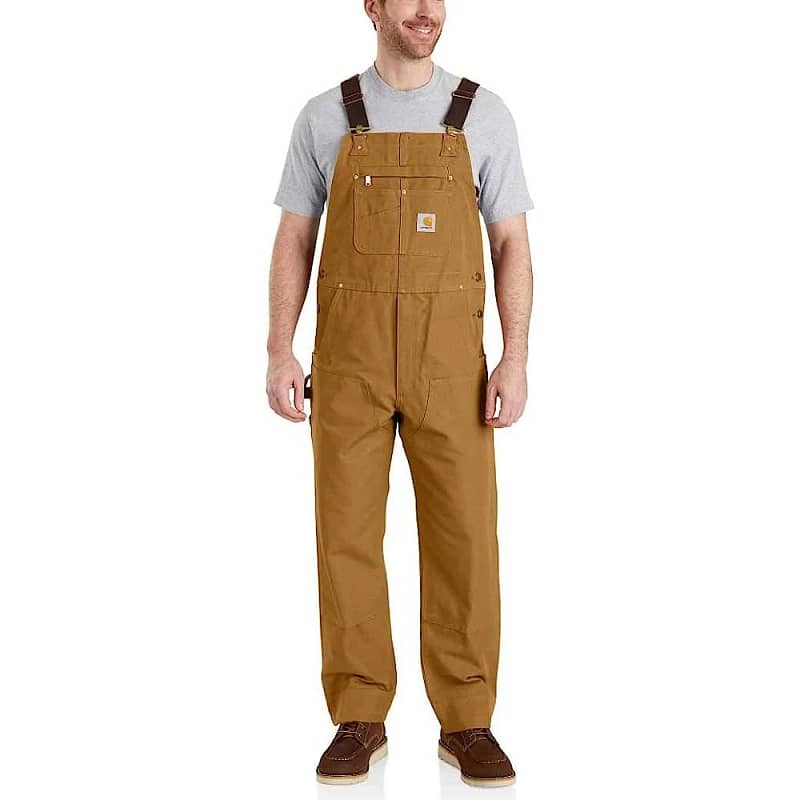 Men's Relaxed Fit Duck Bib Overall Retirement Gifts for Him