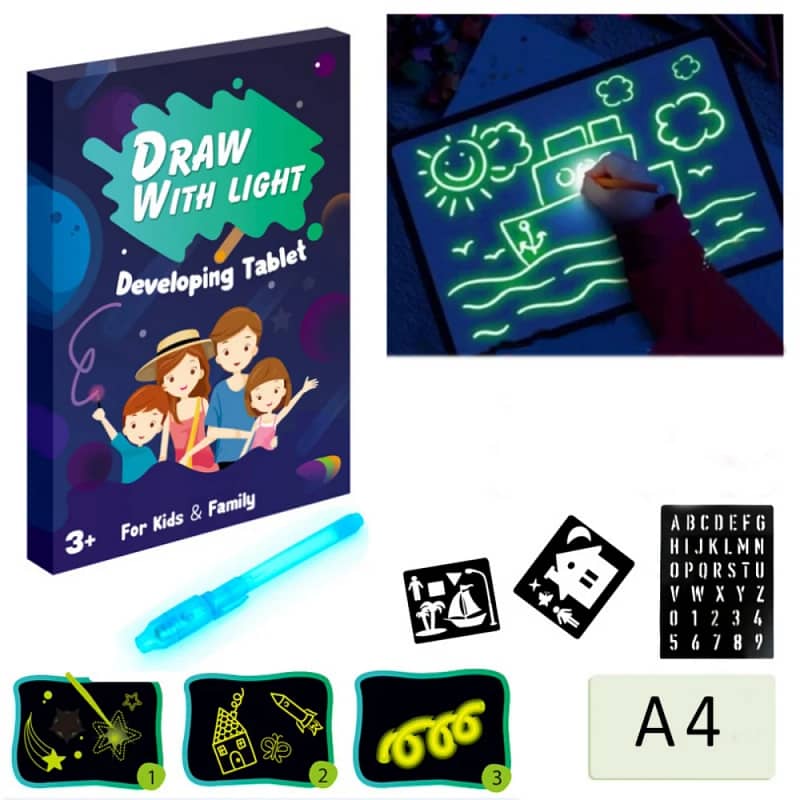 AAOMASSR Drawing With Light Fun Drawing Gifts for Kids