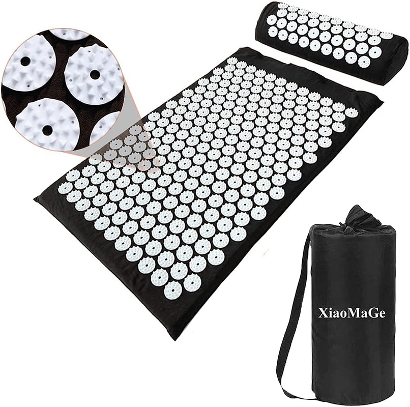 Acupressure Mat and Pillow Set with Bag Birthday Gifts for Mum