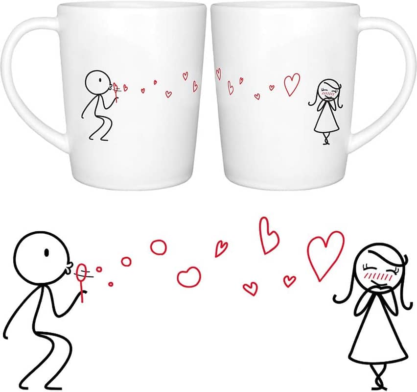 Matching Couple Coffee Mugs Set