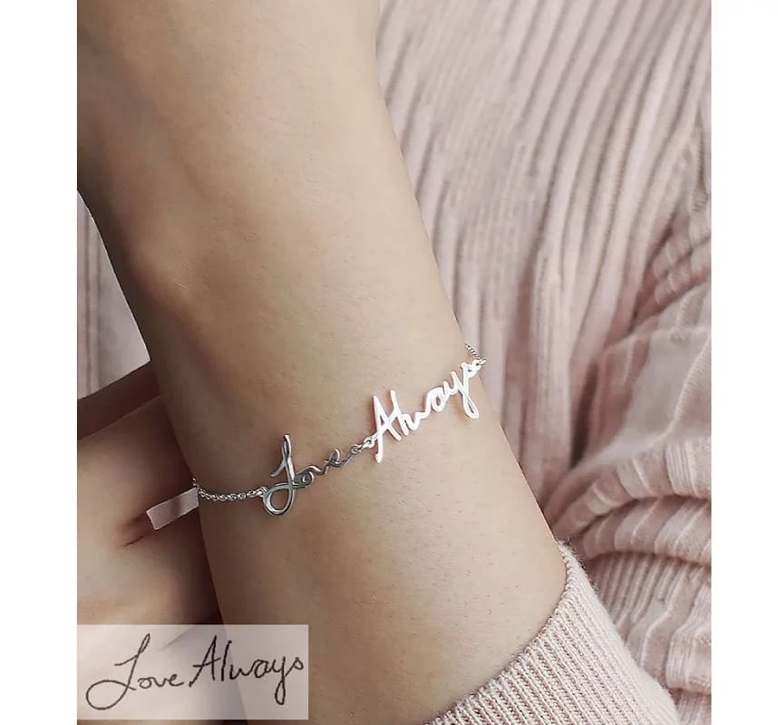 Actual Handwriting Bracelet Best Birthday Gifts for Her