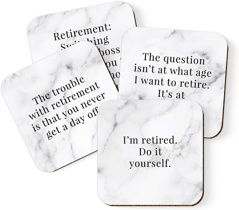 Funny Retirement Coasters