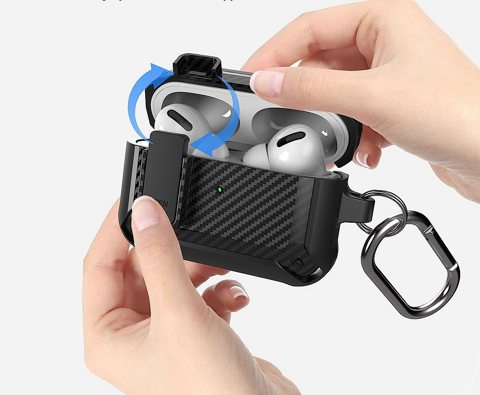Airpods Pro Case Cover With Lock Lid