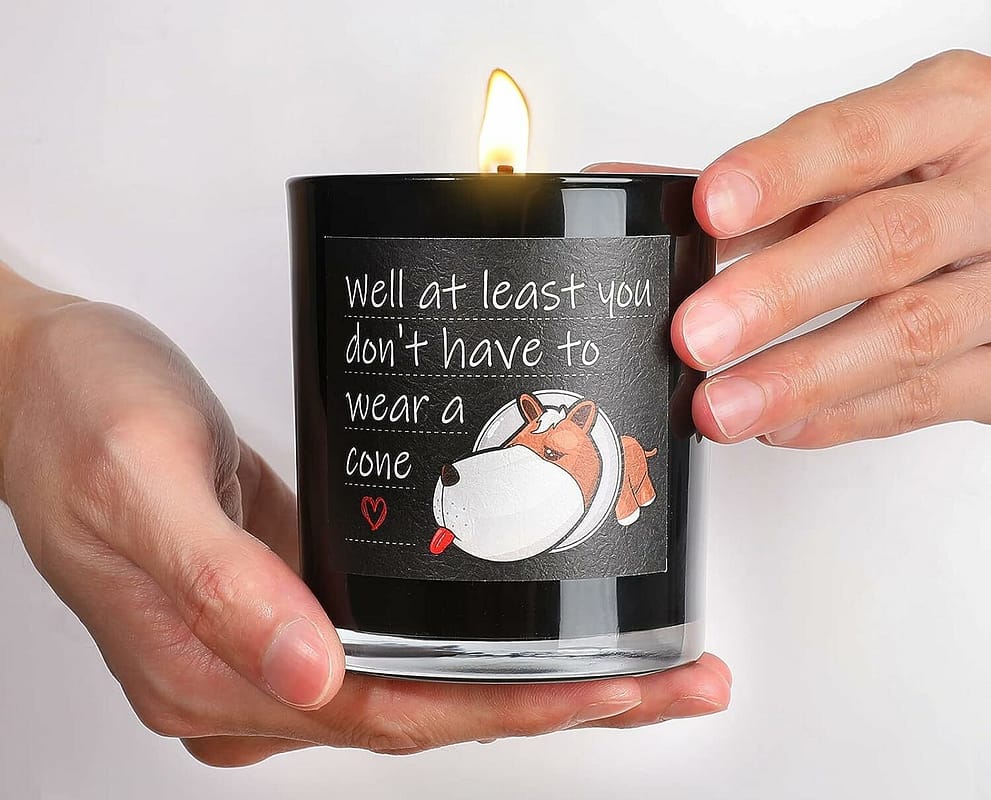 Funny Get Well Soon Candle Wellness Gifts for Men