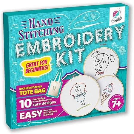 CraftLab Embroidery Kit Consumable Gifts for Kids